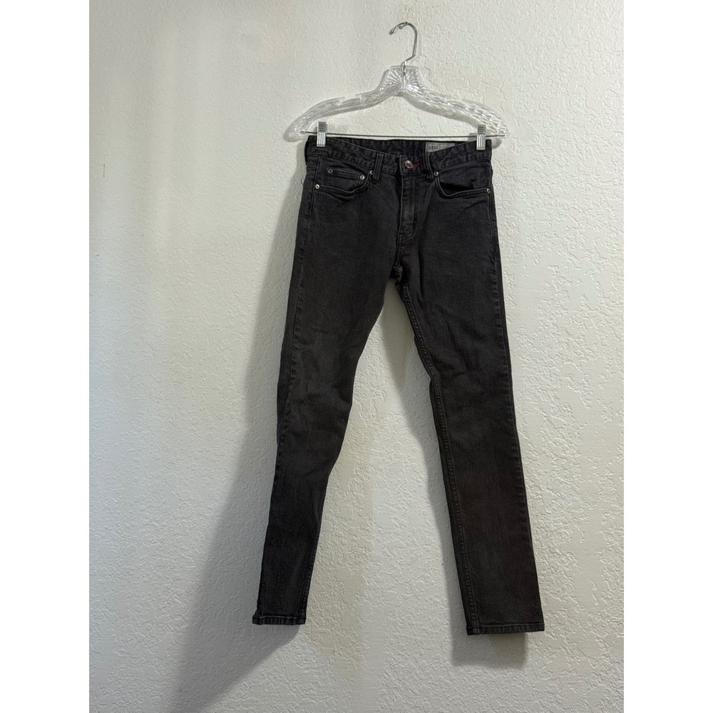 CCS Authentic Denim Skinny Fit Jeans Mens 28x30 Faded Black Skate Pants